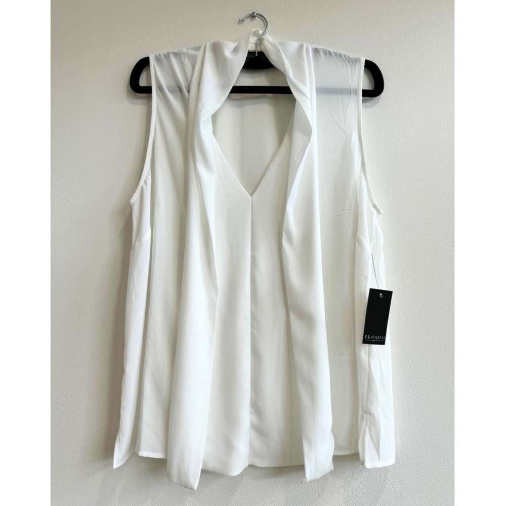 Eloquii White Blouse The Ultimate Layering Tank Size 14
